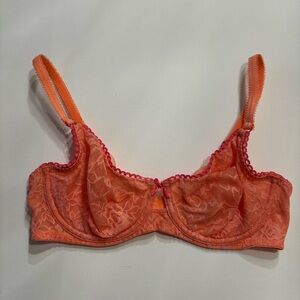 b. tempt’d by Wacoal Orange Balconette Bra